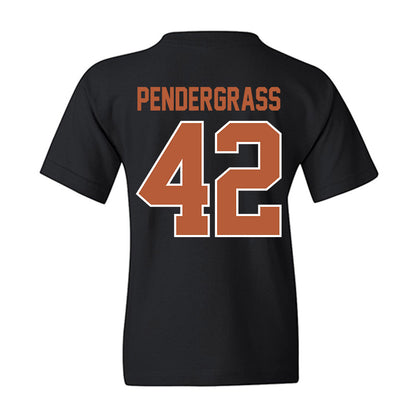 Texas - NCAA Baseball : Dariyan Pendergrass - Sports Shersey Youth T-Shirt-1