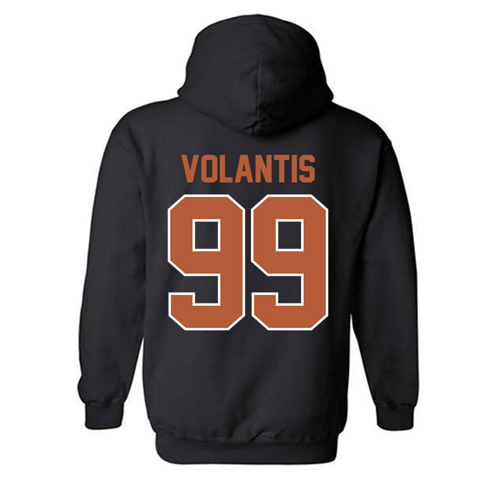 Texas - NCAA Baseball : Dylan Volantis - Sports Shersey Hooded Sweatshirt-1