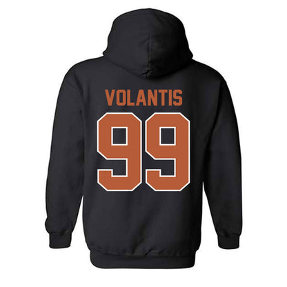 Texas - NCAA Baseball : Dylan Volantis - Sports Shersey Hooded Sweatshirt-1