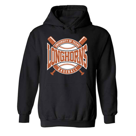 Texas - NCAA Baseball : James Jorgensen - Sports Shersey Hooded Sweatshirt-0