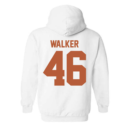 Texas - NCAA Baseball : Ethan Walker - Sports Shersey Hooded Sweatshirt-1