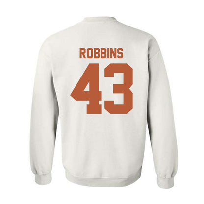 Texas - NCAA Baseball : Aiden Robbins - Sports Shersey Crewneck Sweatshirt-1