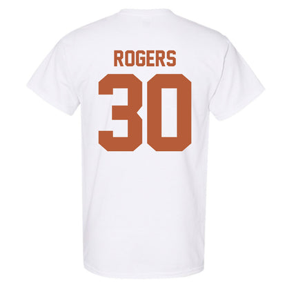 Texas - NCAA Baseball : Kaleb Rogers - Sports Shersey T-Shirt-1