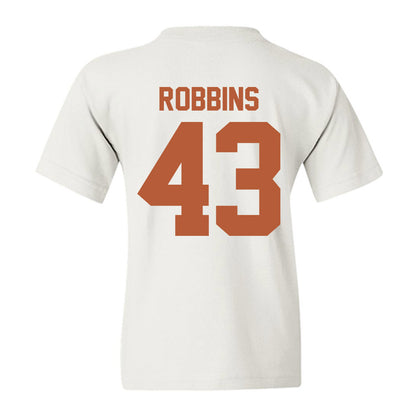 Texas - NCAA Baseball : Aiden Robbins - Sports Shersey Youth T-Shirt-1