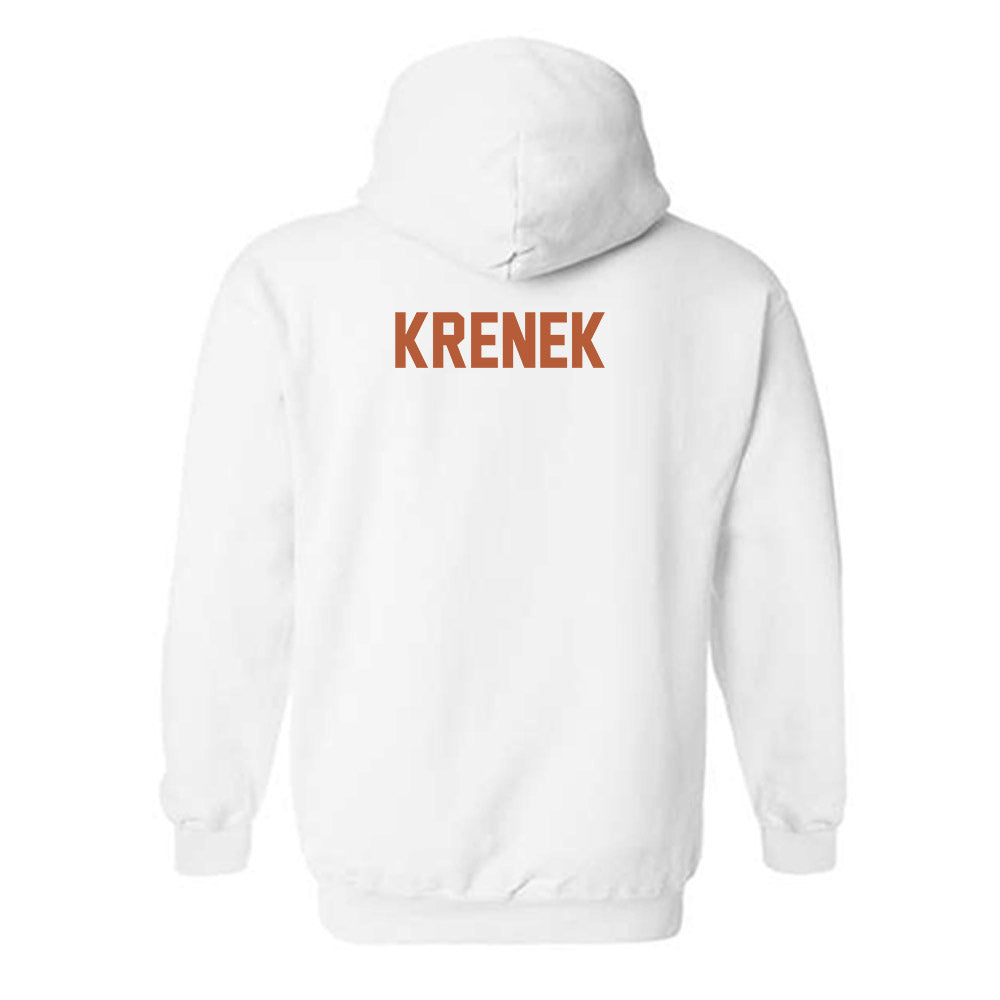 Texas - NCAA Baseball : Bryce Krenek - Sports Shersey Hooded Sweatshirt-1