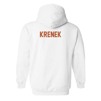 Texas - NCAA Baseball : Bryce Krenek - Sports Shersey Hooded Sweatshirt-1