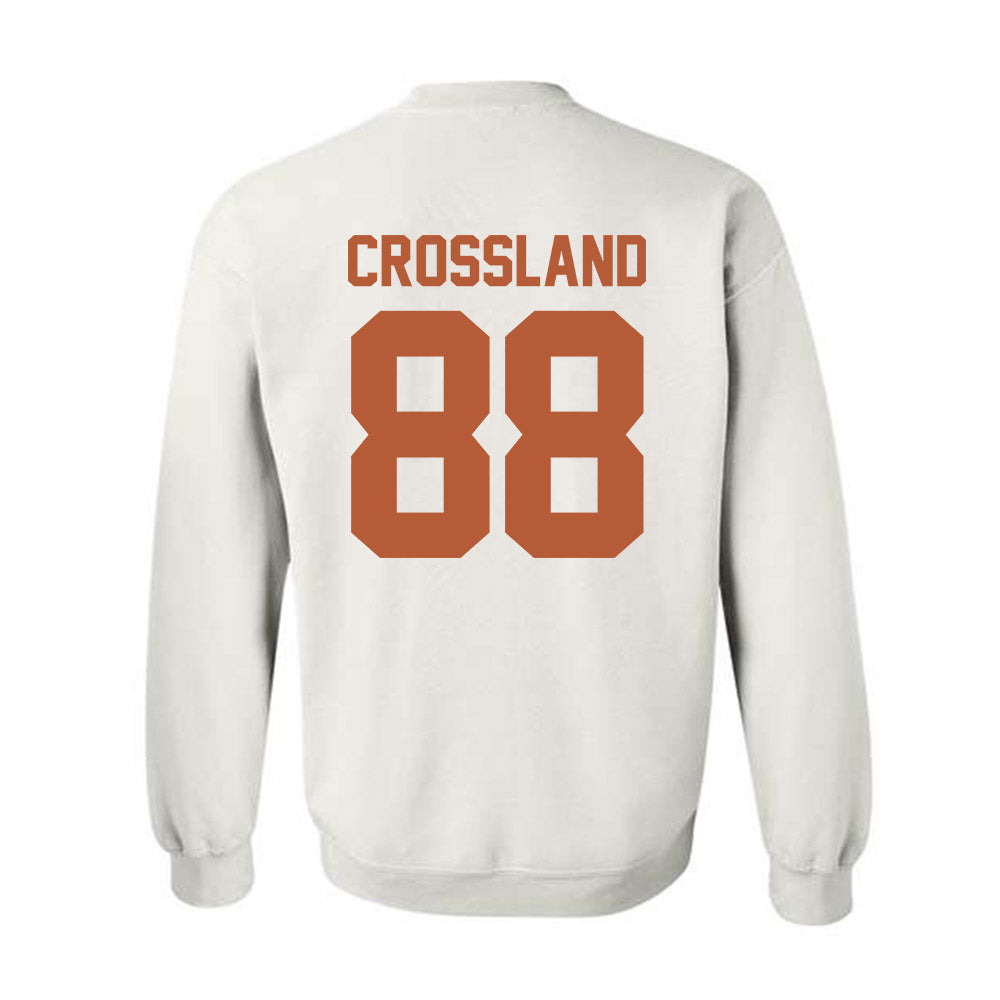 Texas - NCAA Baseball : Brett Crossland - Sports Shersey Crewneck Sweatshirt-1