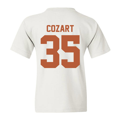 Texas - NCAA Baseball : Samuel Cozart - Sports Shersey Youth T-Shirt-1