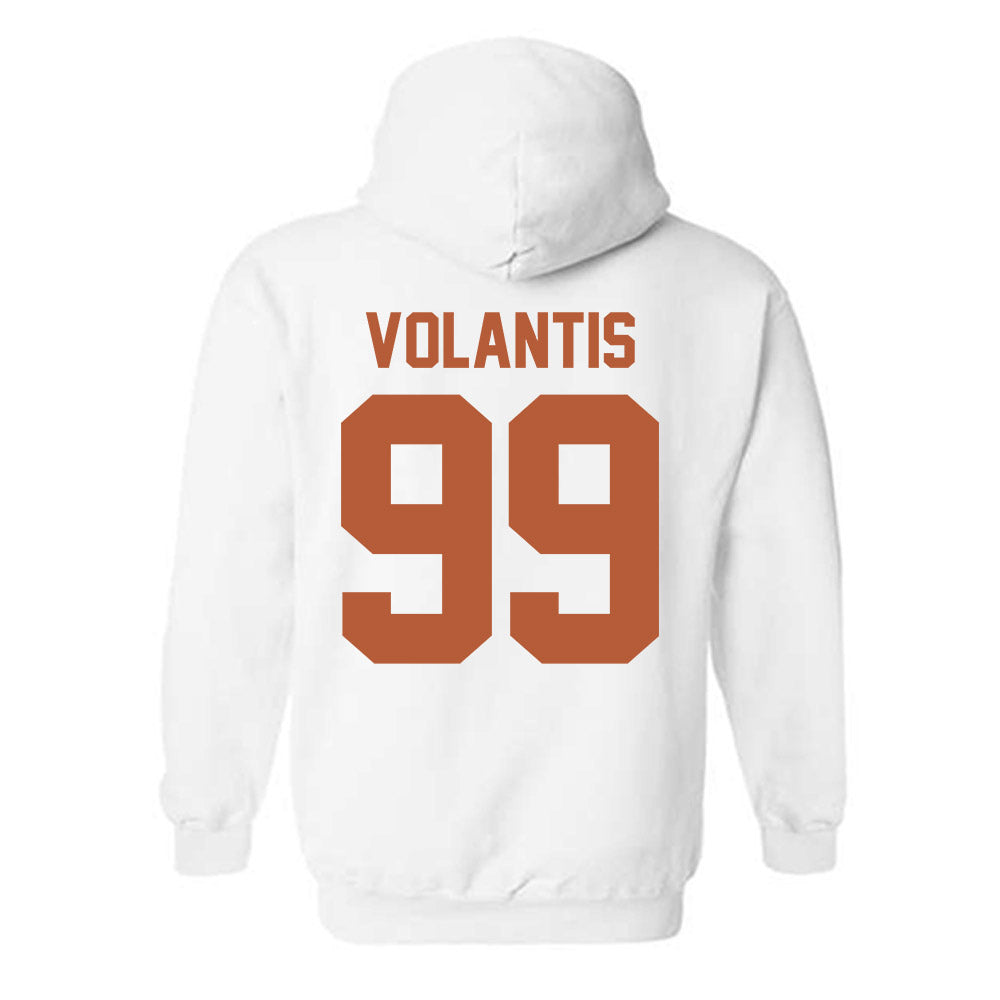 Texas - NCAA Baseball : Dylan Volantis - Sports Shersey Hooded Sweatshirt-1