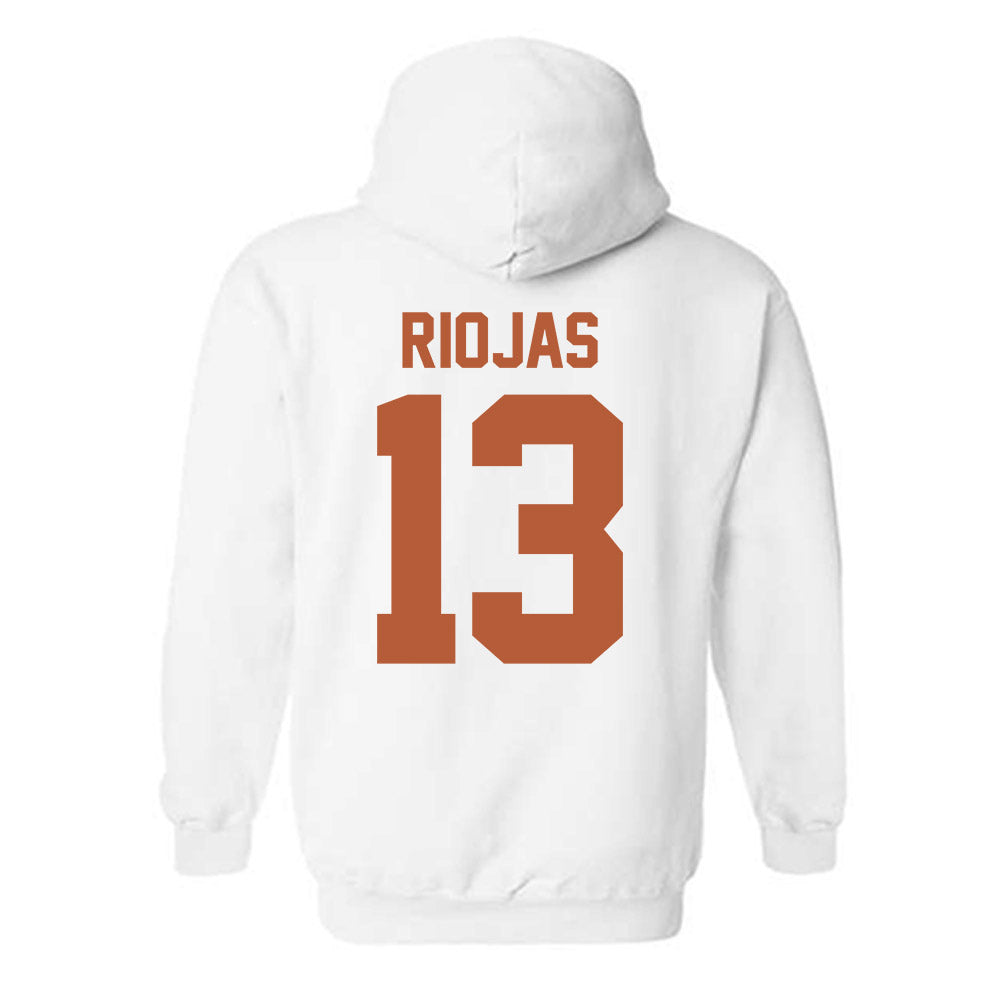 Texas - NCAA Baseball : Ruger Riojas - Sports Shersey Hooded Sweatshirt-1