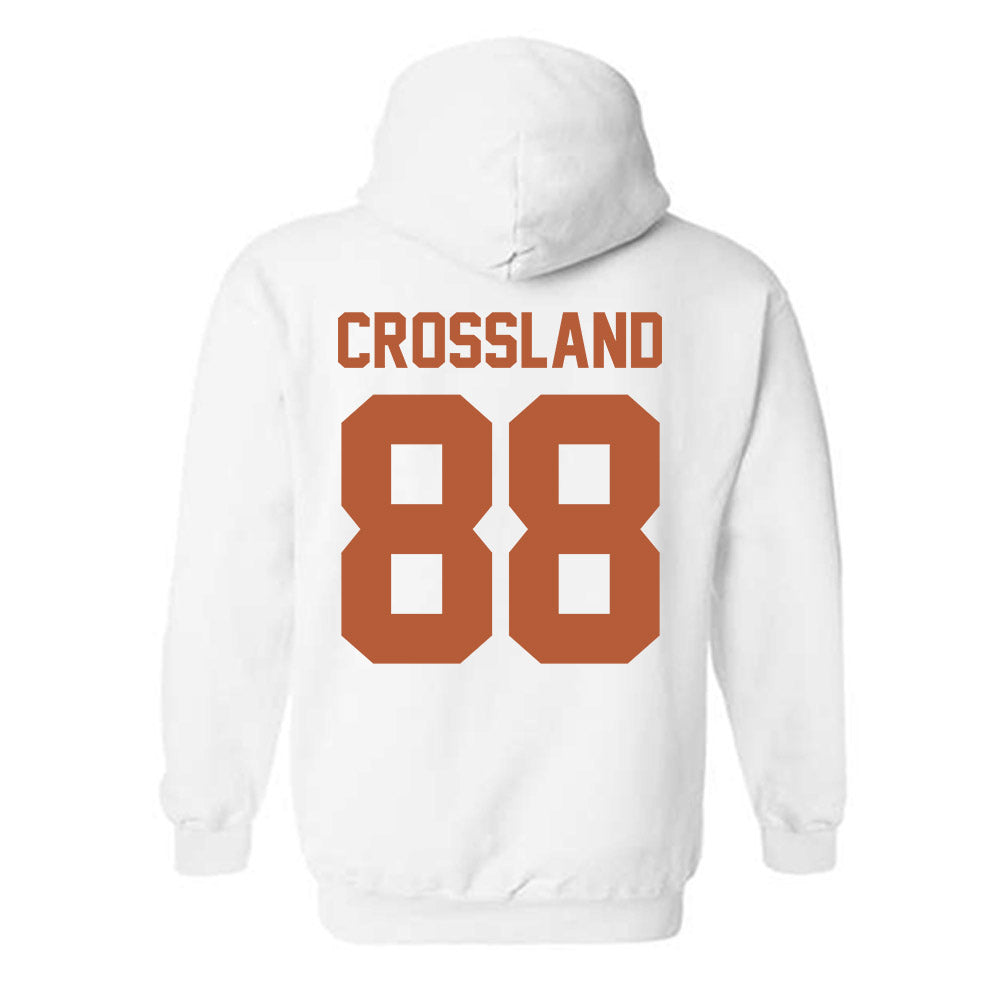 Texas - NCAA Baseball : Brett Crossland - Sports Shersey Hooded Sweatshirt-1