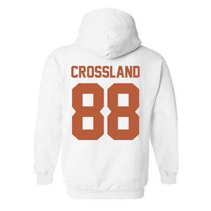 Texas - NCAA Baseball : Brett Crossland - Sports Shersey Hooded Sweatshirt-1