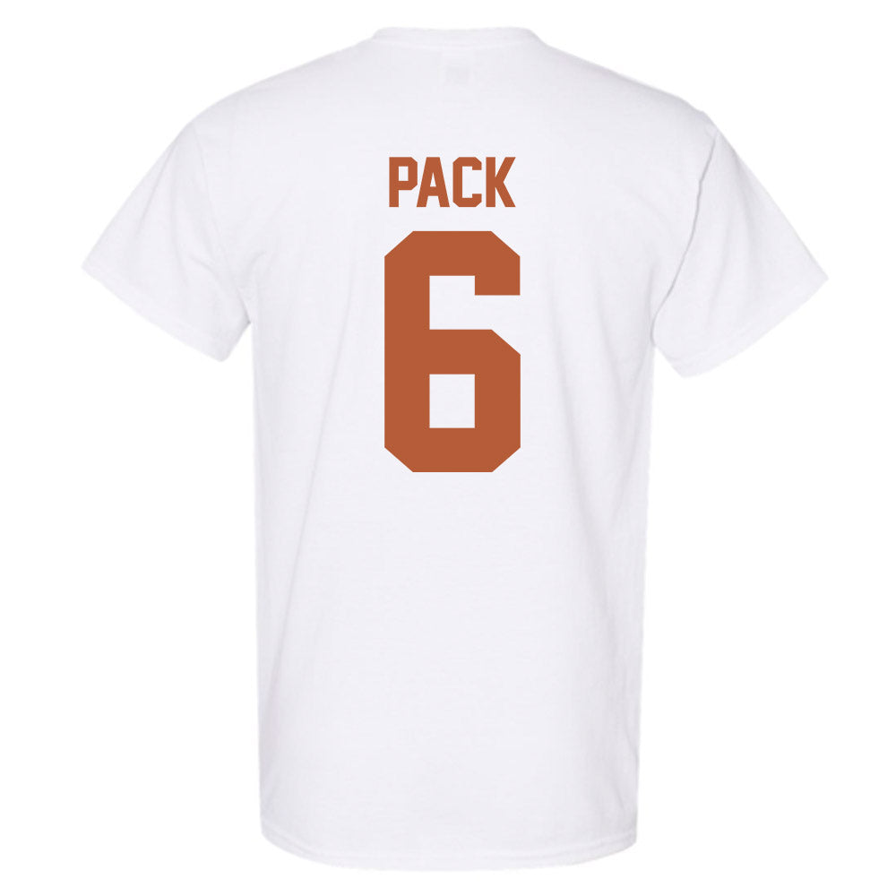 Texas - NCAA Baseball : Anthony Pack - Sports Shersey T-Shirt-1