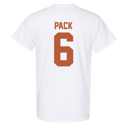 Texas - NCAA Baseball : Anthony Pack - Sports Shersey T-Shirt-1