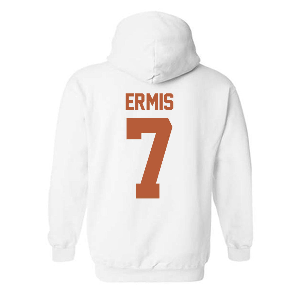 Texas - NCAA Baseball : Andrew Ermis - Sports Shersey Hooded Sweatshirt-1