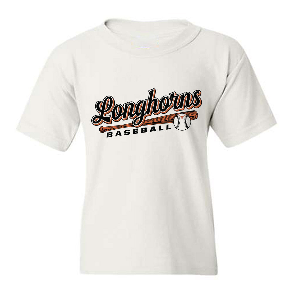 Texas - NCAA Baseball : Donovan Jordan - Sports Shersey Youth T-Shirt-0