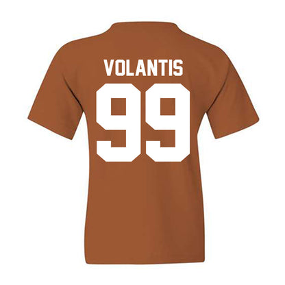 Texas - NCAA Baseball : Dylan Volantis - Sports Shersey Youth T-Shirt-1