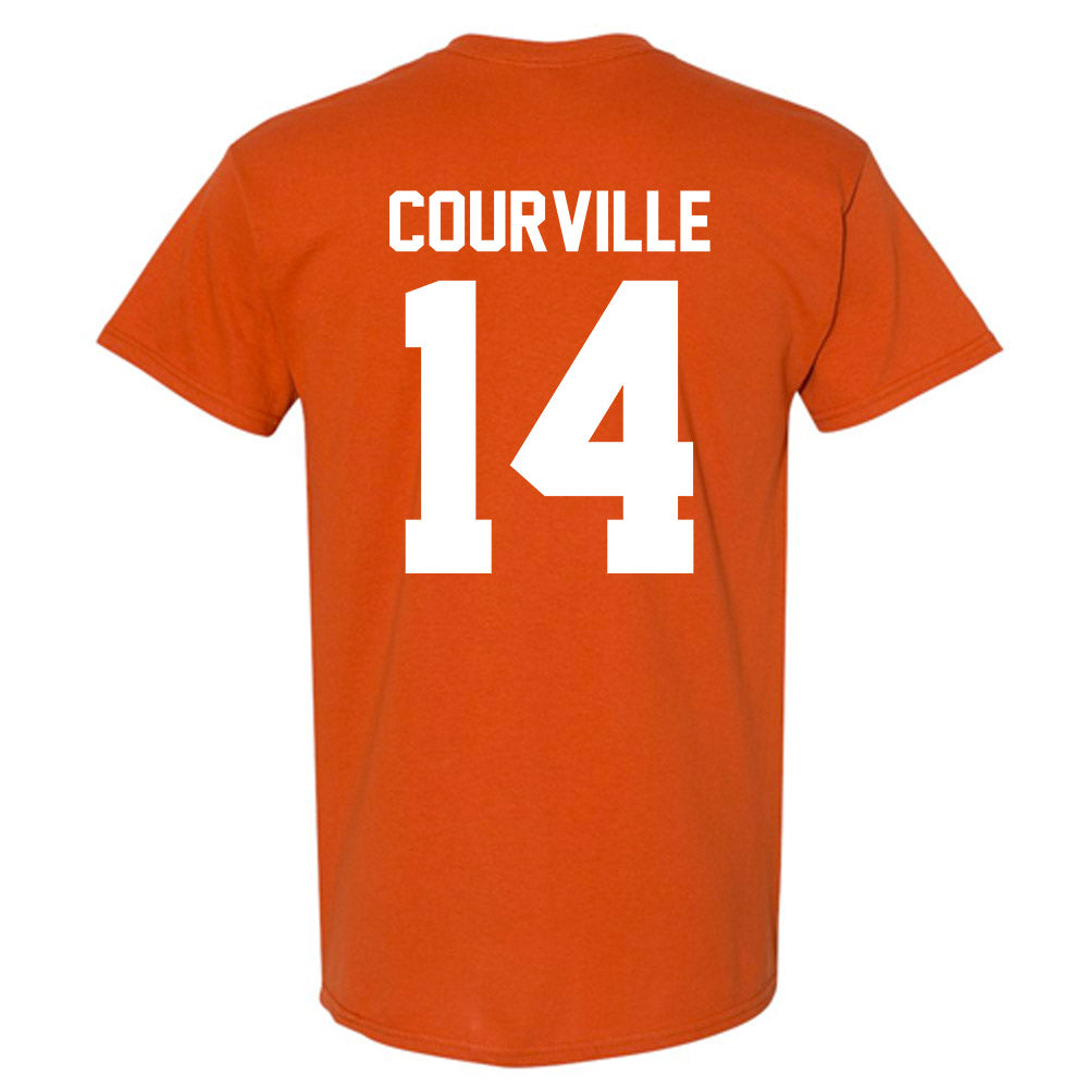 Texas - NCAA Baseball : Presley Courville - Sports Shersey T-Shirt-1