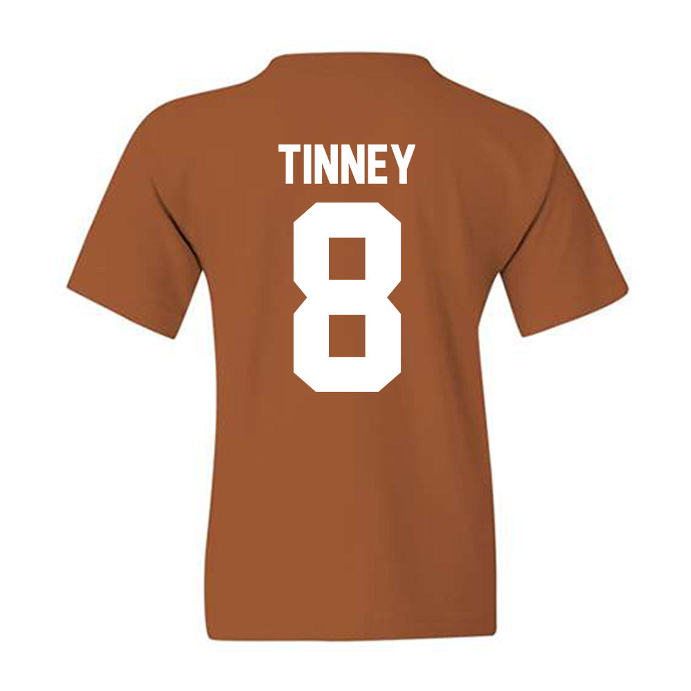 Texas - NCAA Baseball : Carson Tinney - Sports Shersey Youth T-Shirt-1