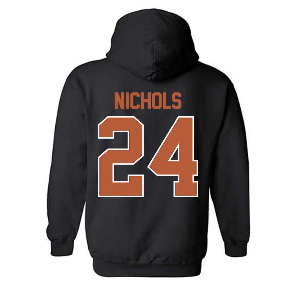 Texas - NCAA Softball : Jaycie Nichols - Sports Shersey Hooded Sweatshirt-1