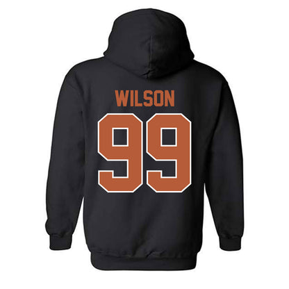Texas - NCAA Softball : Drea Wilson - Sports Shersey Hooded Sweatshirt-1