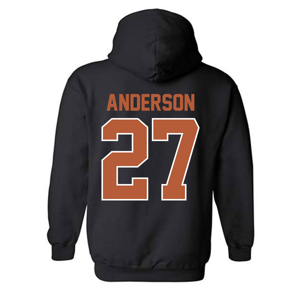 Texas - NCAA Softball : Taylor Anderson - Sports Shersey Hooded Sweatshirt-1