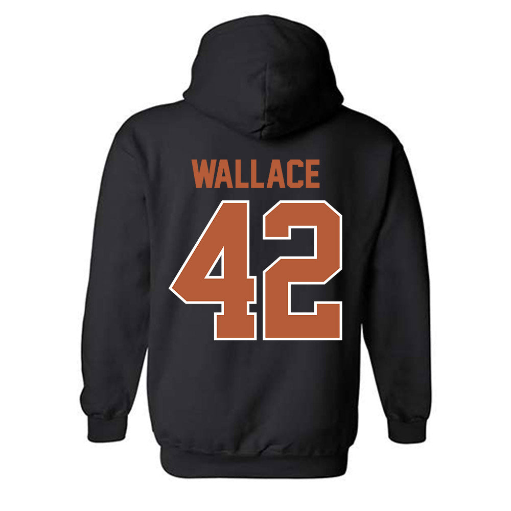 Texas - NCAA Softball : Anne Wallace - Sports Shersey Hooded Sweatshirt-1