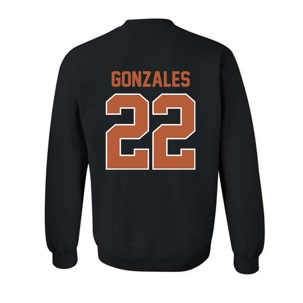 Texas - NCAA Softball : Brenlee Gonzales - Sports Shersey Crewneck Sweatshirt-1