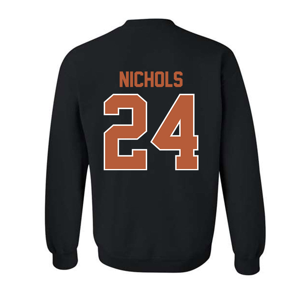 Texas - NCAA Softball : Jaycie Nichols - Sports Shersey Crewneck Sweatshirt-1