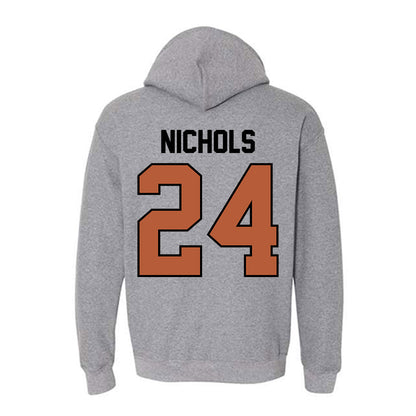 Texas - NCAA Softball : Jaycie Nichols - Sports Shersey Hooded Sweatshirt-1