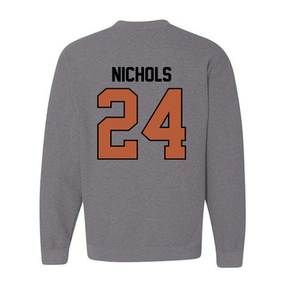Texas - NCAA Softball : Jaycie Nichols - Sports Shersey Crewneck Sweatshirt-1