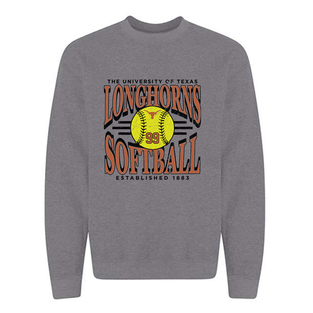 Texas - NCAA Softball : Drea Wilson - Sports Shersey Crewneck Sweatshirt-0