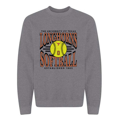 Texas - NCAA Softball : Caigan Crabtree - Sports Shersey Crewneck Sweatshirt-0