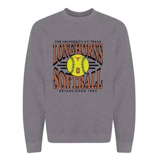 Texas - NCAA Softball : Caigan Crabtree - Sports Shersey Crewneck Sweatshirt-0