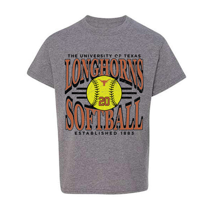 Texas - NCAA Softball : Katie Stewart - Sports Shersey Youth T-Shirt-0