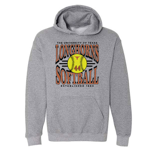 Texas - NCAA Softball : Kaiah Altmeyer - Sports Shersey Hooded Sweatshirt-0