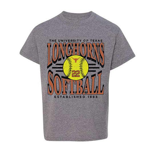 Texas - NCAA Softball : Brenlee Gonzales - Sports Shersey Youth T-Shirt-0