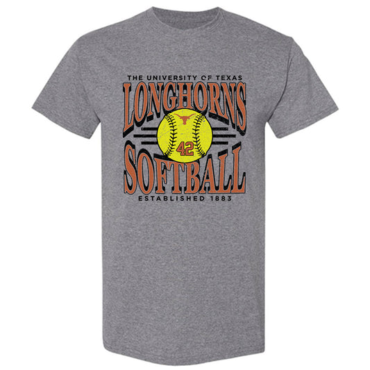 Texas - NCAA Softball : Anne Wallace - Sports Shersey T-Shirt-0