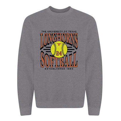 Texas - NCAA Softball : Jaycie Nichols - Sports Shersey Crewneck Sweatshirt-0