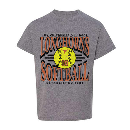 Texas - NCAA Softball : Aundrea Wilson - Sports Shersey Youth T-Shirt-0