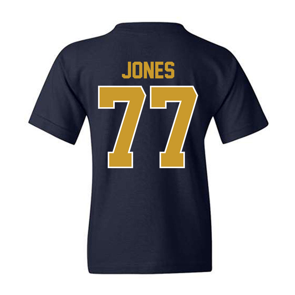 Notre Dame - NCAA Football : Peter Jones - Classic Shersey Youth T-Shirt-1