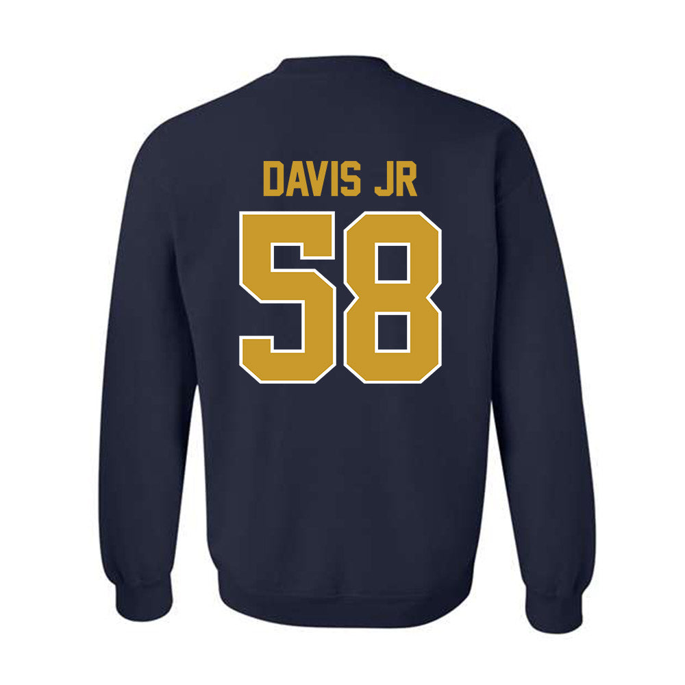 Notre Dame - NCAA Football : Thomas Davis Jr - Classic Shersey Crewneck Sweatshirt-1