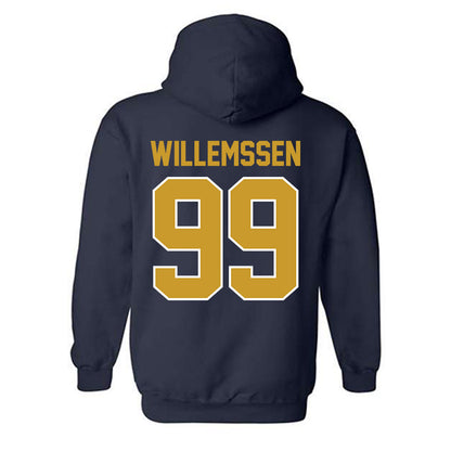 Notre Dame - NCAA Softball : Christina Willemssen - Classic Shersey Hooded Sweatshirt-1