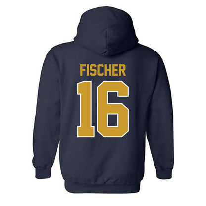 Notre Dame - NCAA Men's Ice Hockey : Paul Fischer - Classic Shersey Hooded Sweatshirt