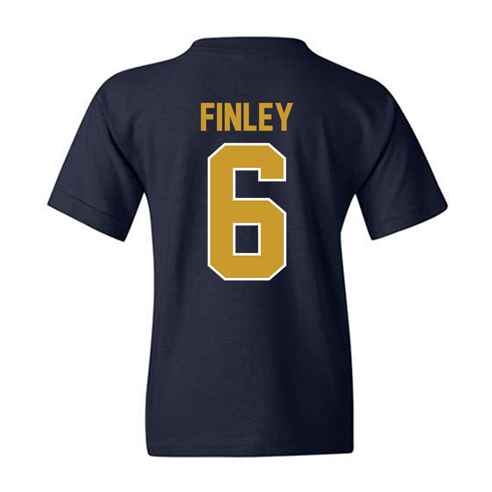 Notre Dame - NCAA Men's Lacrosse : Fisher Finley - Classic Shersey Youth T-Shirt-1