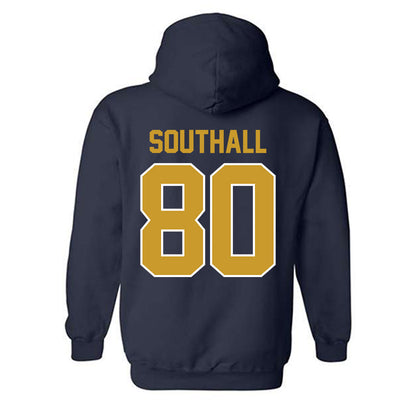 Notre Dame - NCAA Football : Xavier Southall - Classic Shersey Hooded Sweatshirt-1