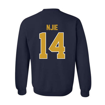 Notre Dame - NCAA Men's Basketball : Kebba Njie - Classic Shersey Crewneck Sweatshirt-1