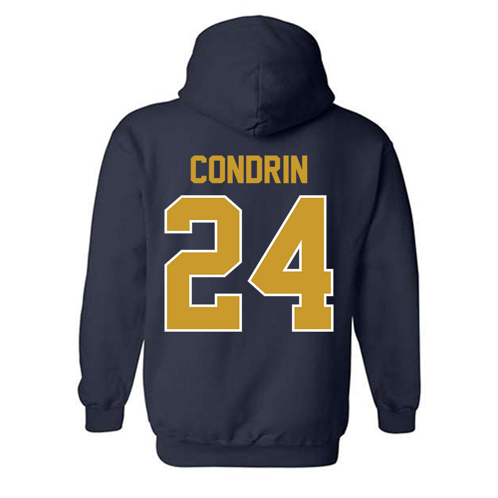 Notre Dame - NCAA Baseball : Luke Condrin - Classic Shersey Hooded Sweatshirt-1
