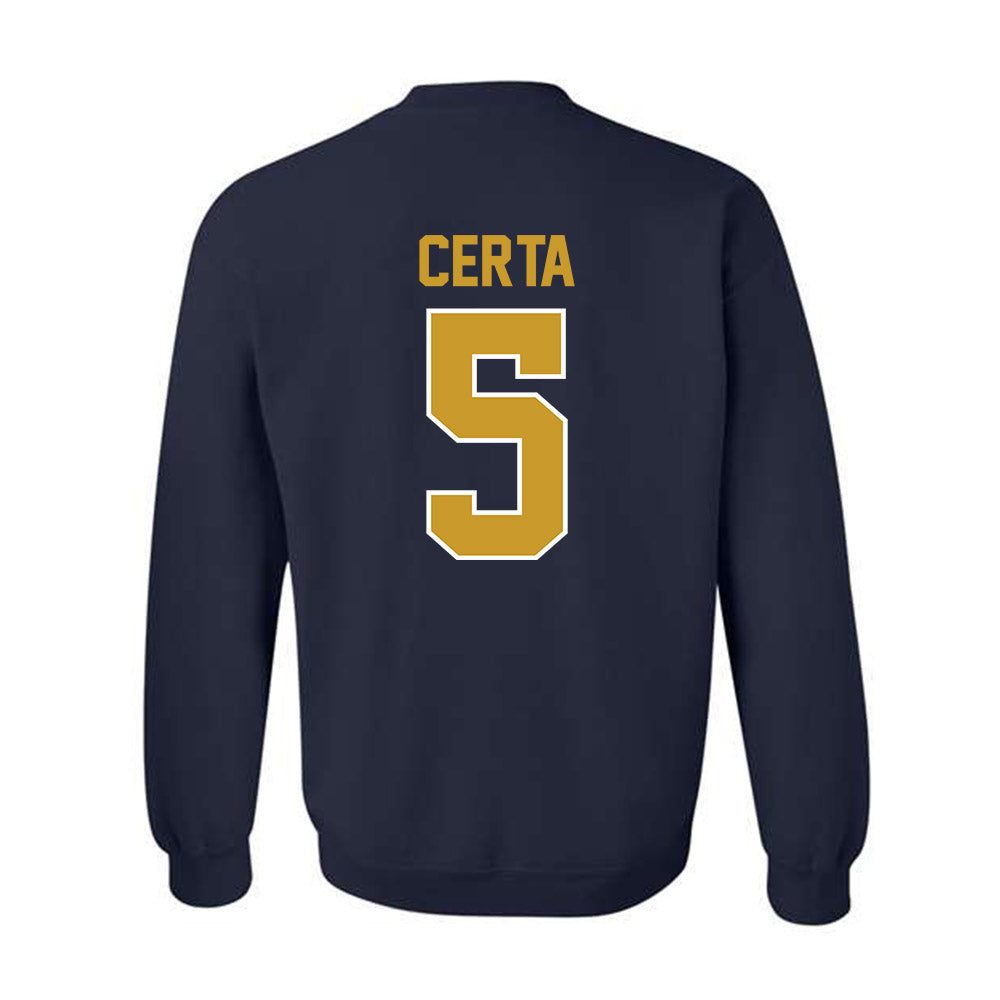 Notre Dame - NCAA Men's Basketball : Cole Certa - Classic Shersey Crewneck Sweatshirt-1