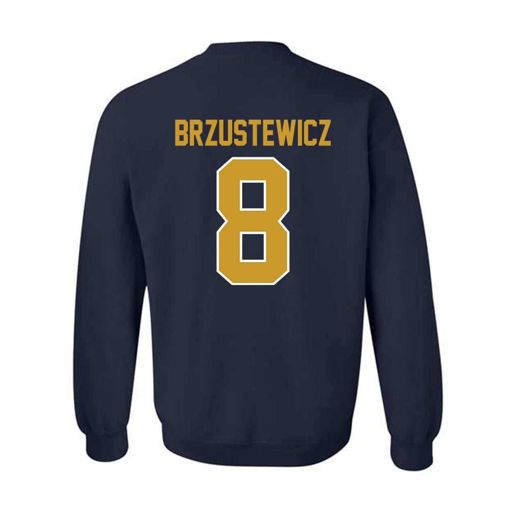 Notre Dame - NCAA Baseball : Hudson Brzustewicz - Classic Shersey Crewneck Sweatshirt-1